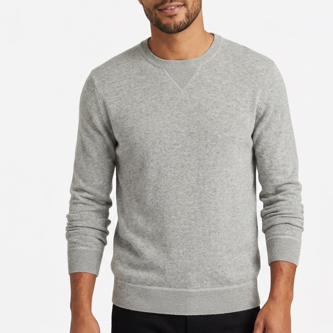 Bonobos Mens Heather Grey 100% Cotton Crewneck Pullover Sweater Size M