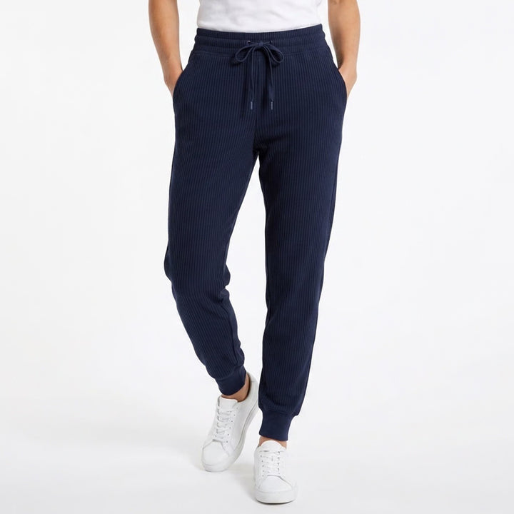 DSG So Soft Ottoman Jogger Womens XS Jet Navy Blue Ribbed Pants