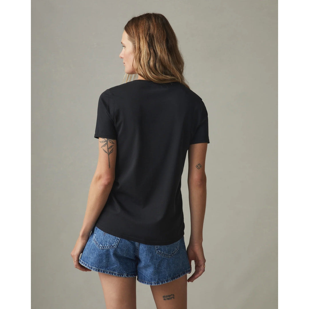 American Giant Women's Classic Cotton V-Neck Tee Size XL Made In USA