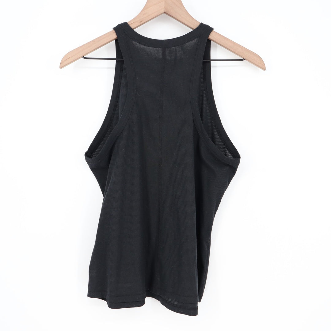 All In Motion Tank Top Womens XL Black Knit Stretch Round Neck Athletic Yoga