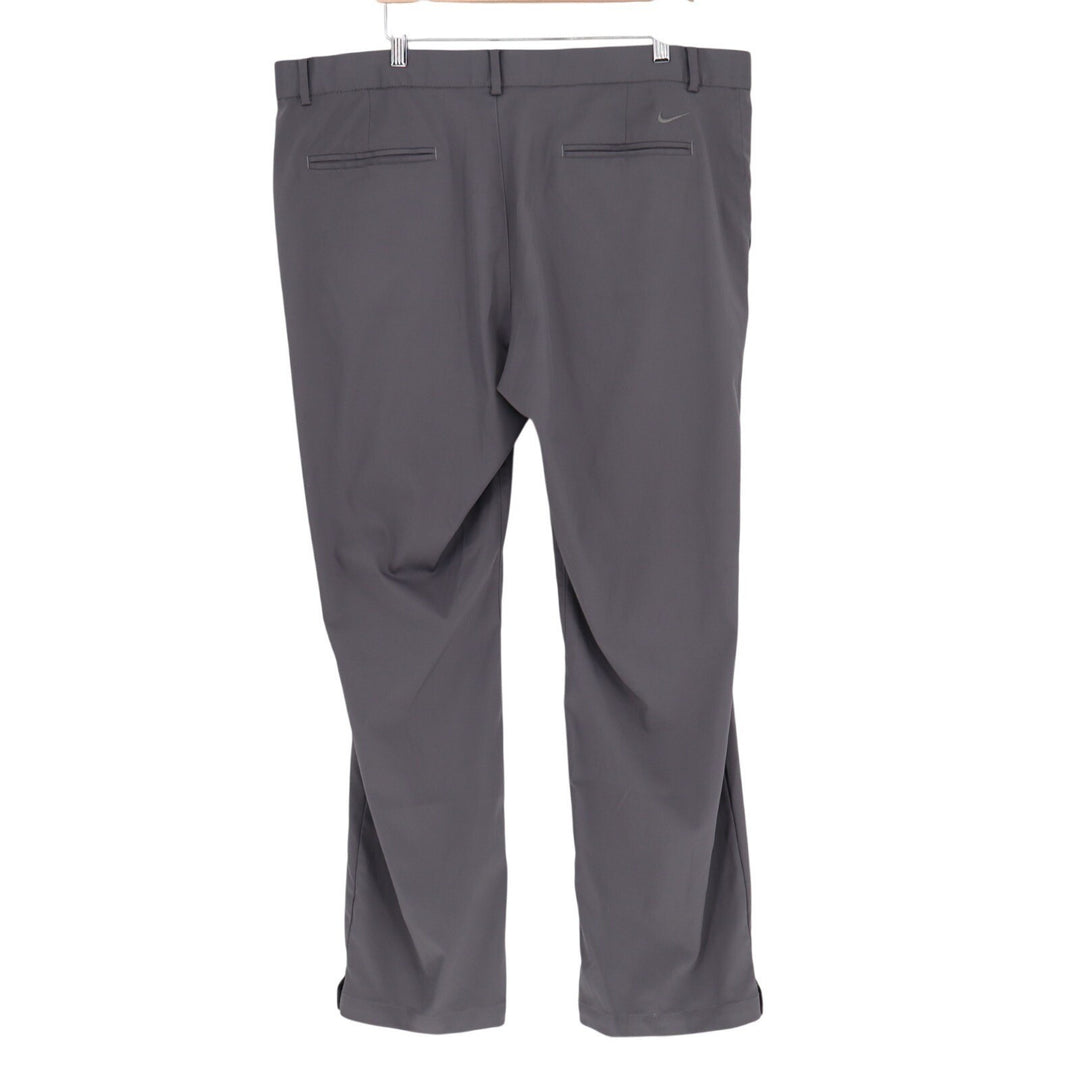Nike Dri Fit Chino Pants Mens 40 x 32 Charcoal Gray Stretch Golf Performance