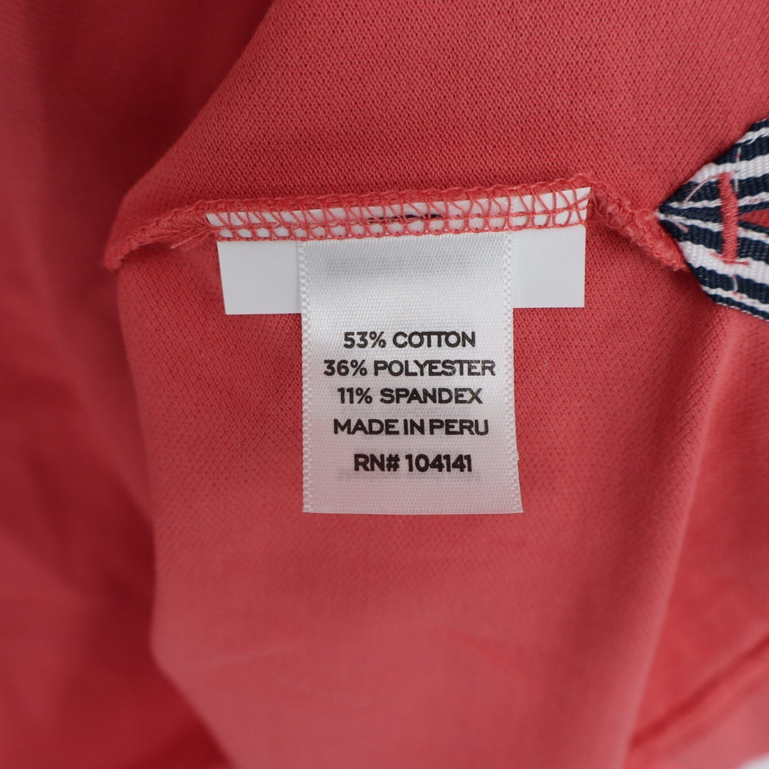 Walter Hagen Clubhouse Solid Pique Polo Mens XL Pink Rouge Short Sleeve