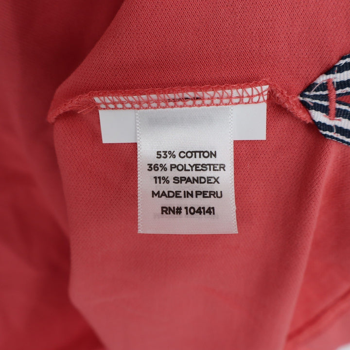 Walter Hagen Clubhouse Solid Pique Polo Mens XL Pink Rouge Short Sleeve
