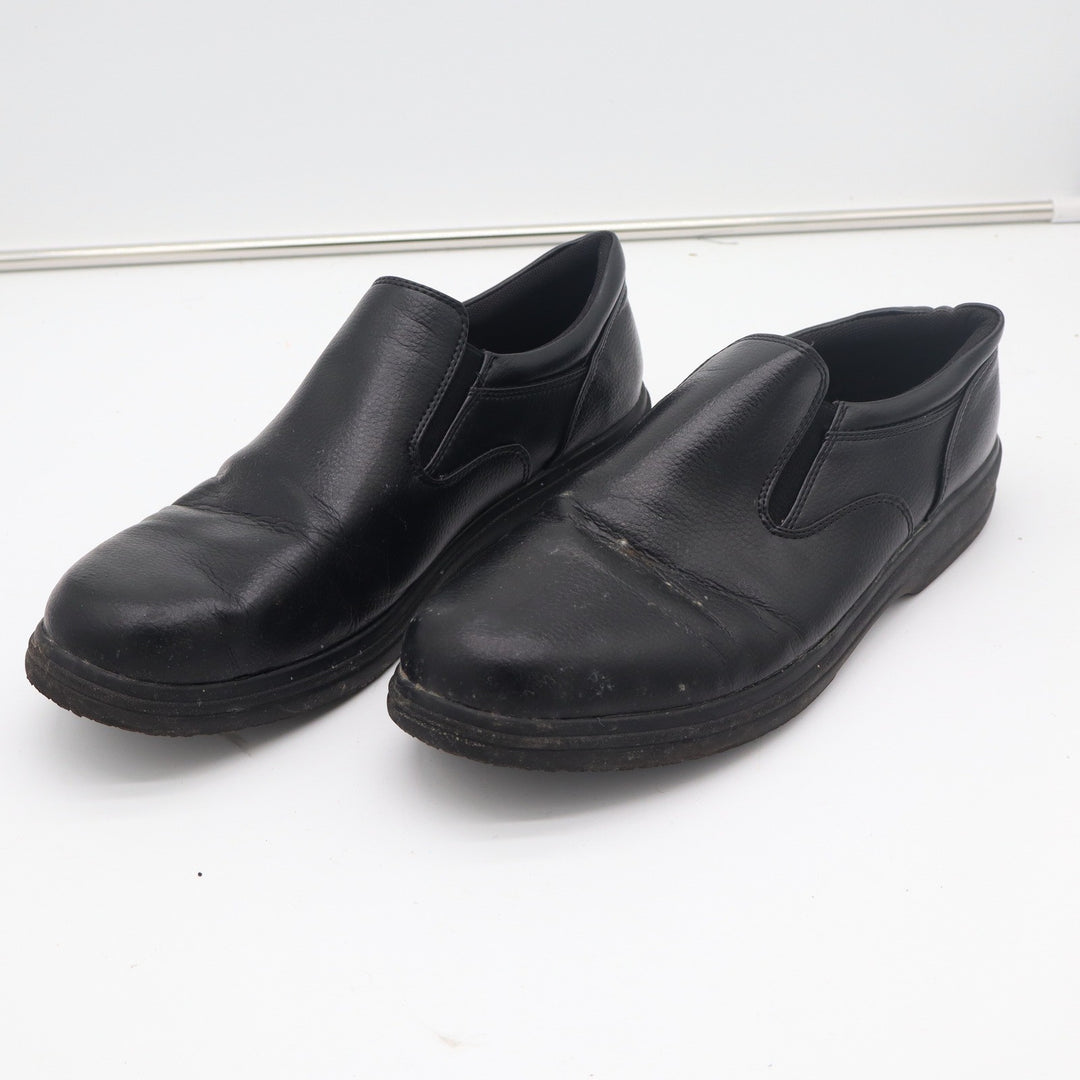 TredSafe Manager Mens Black Slip On Work Shoes Oil Slip Resistant 15W 0058