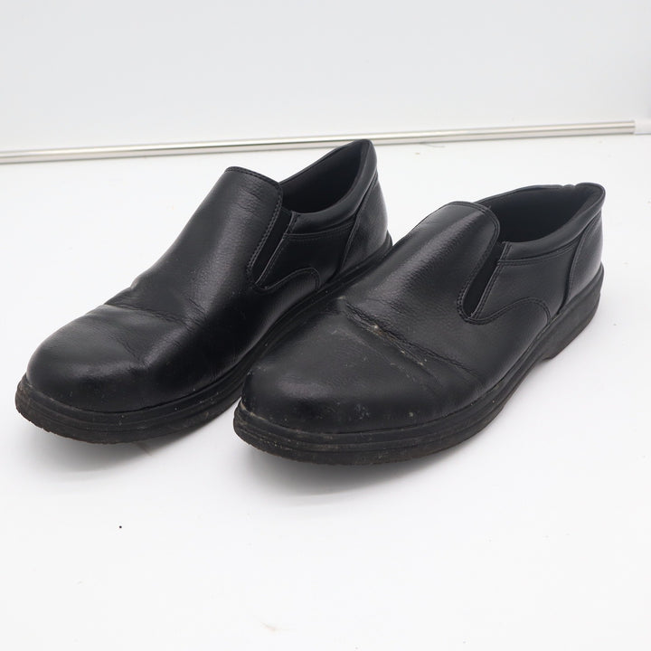 TredSafe Manager Mens Black Slip On Work Shoes Oil Slip Resistant 15W 0058