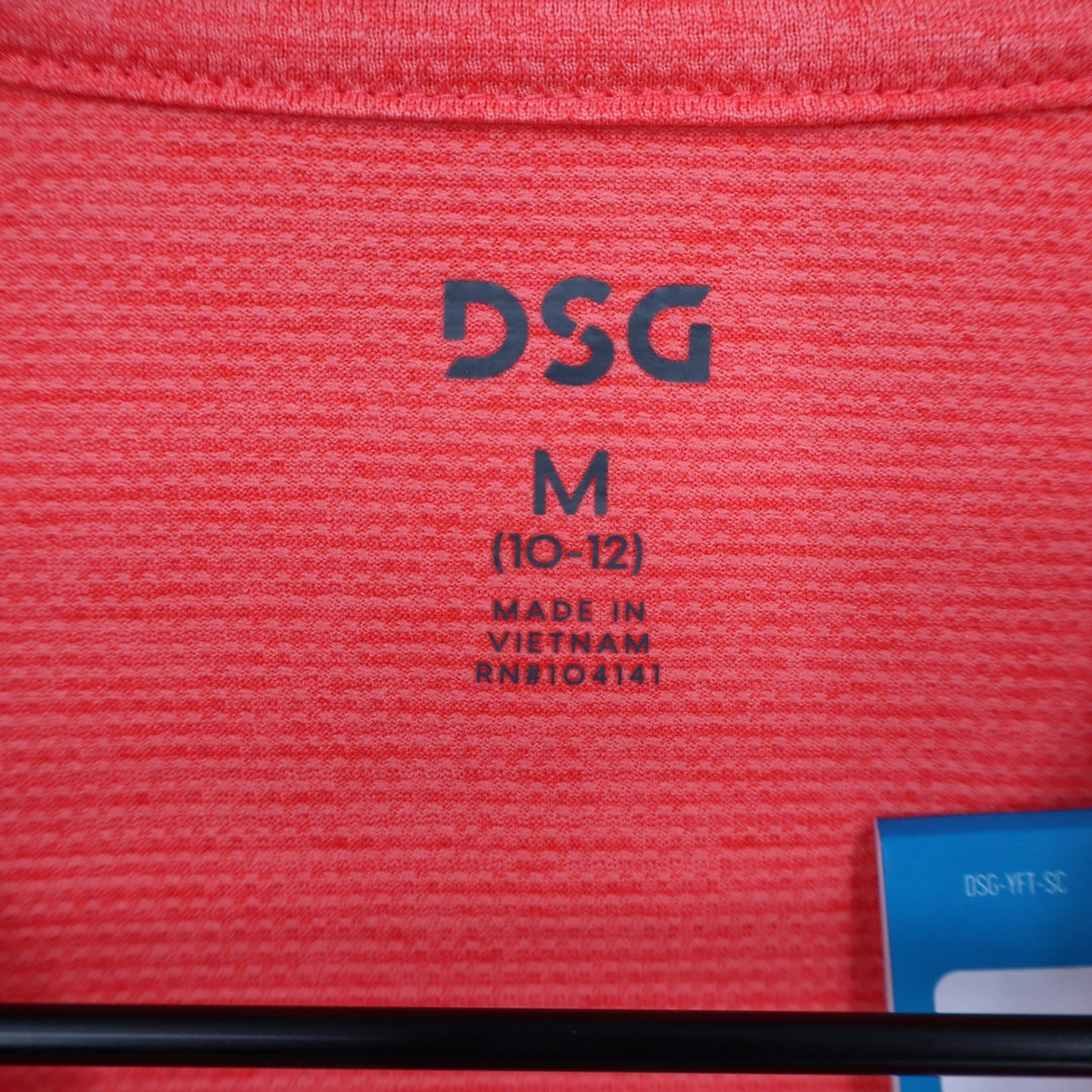 DSG Boys Cabana Coral Pieced Graphic Movement Tee Basketball Shirt Size M 10-12