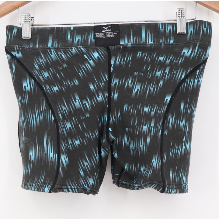 Mizuno Womens Nighthawk Sliding Short 905S Black Teal XL