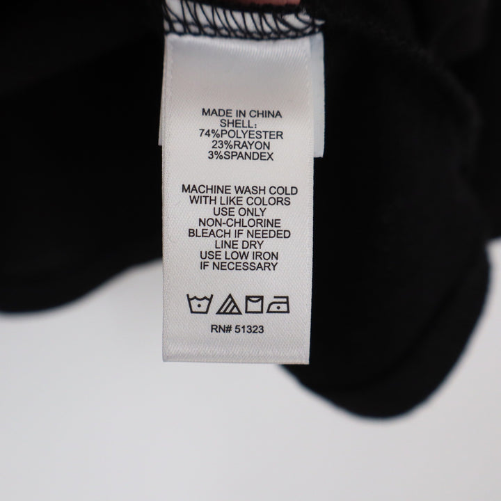 1.STATE Womens Black Draped Front Wrap Knit Top Long Sleeve Plus Size 3X