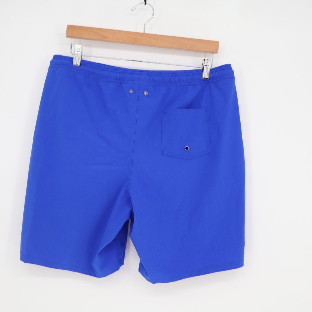 Lands End Mens Swim Trunks Royal Blue XXL Board Shorts Mesh Lining