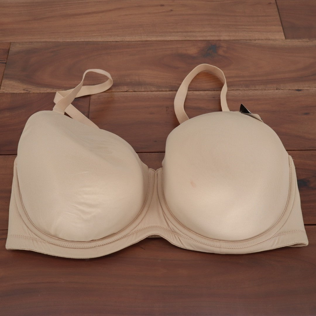 Wacoal Red Carpet Strapless Underwire Bra Womens 38H Beige Detachable Straps