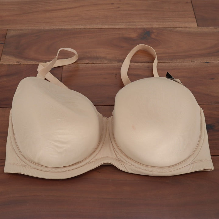 Wacoal Red Carpet Strapless Underwire Bra Womens 38H Beige Detachable Straps