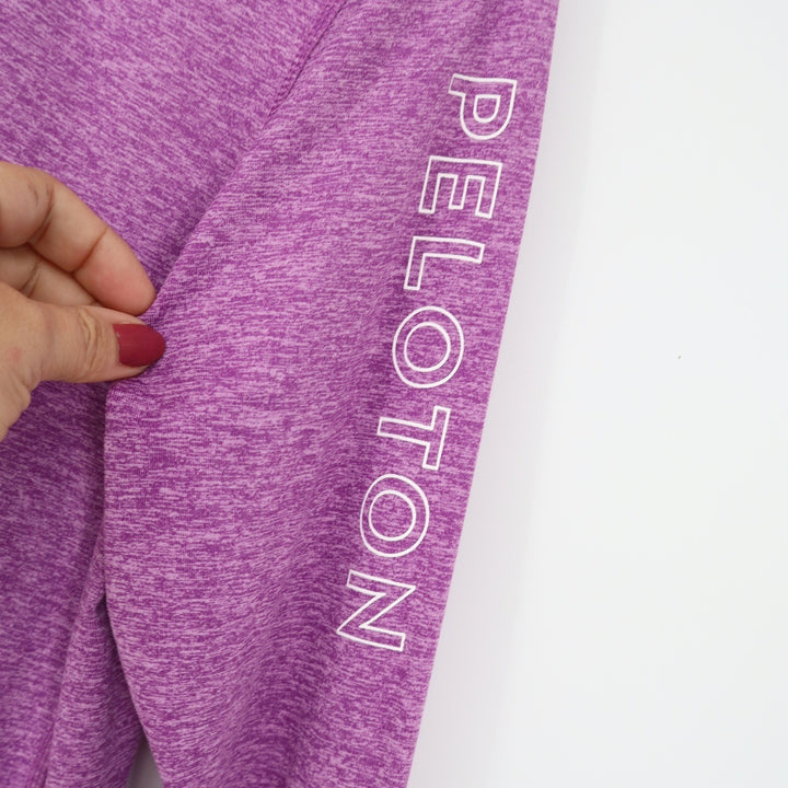Nike Pullover Womens S Dri-FIT Running Peloton Purple 1/2 Zip Heather Excellent