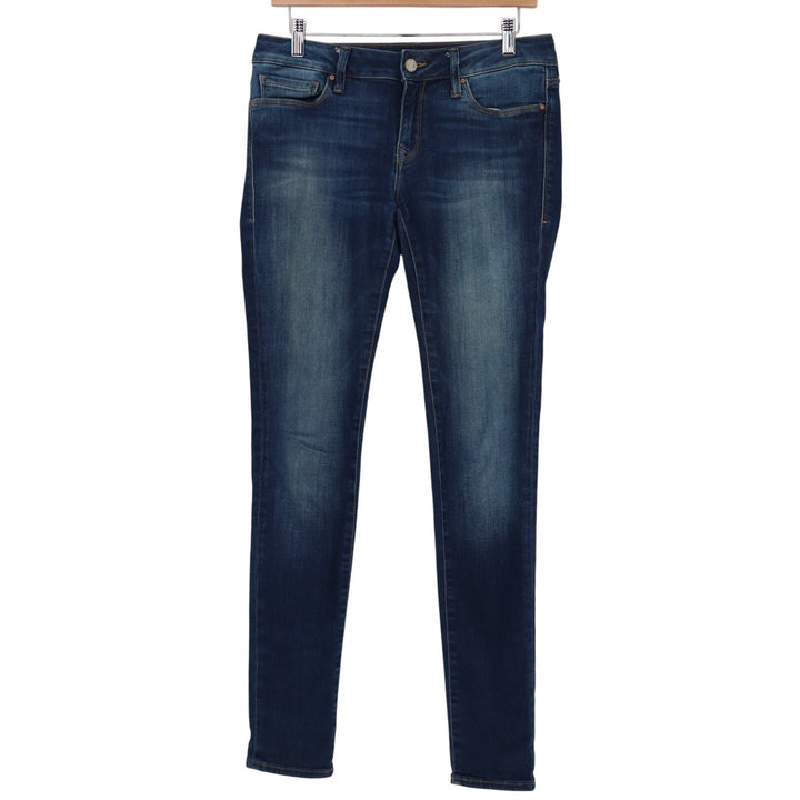 Mavi Jeans Womens W32 Blue Denim Cotton Stretch 5-Pockets Mid Rise Skinny Leg
