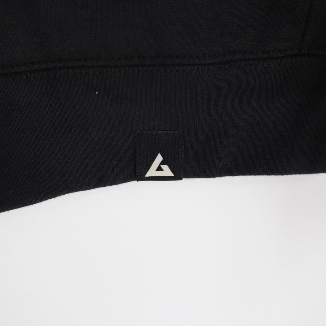 American Giant Relaxed Classic Full Zip Hoodie Mens Small Black Fleece Lined