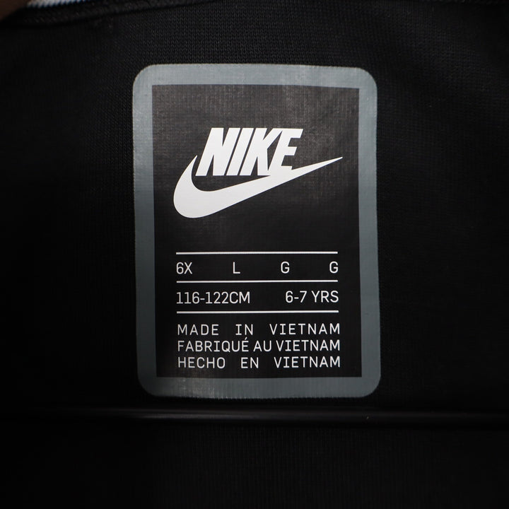 Nike Girls Tech Fleece Quarter Zip Dress Black Size 6X NEW