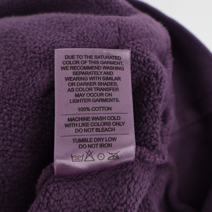 American Giant American Vintage Hoodie Unisex XS Purple Cotton Kangaroo Pocket