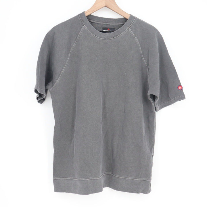 American Giant Crewneck Short Sleeve Sweatshirt Charcoal Gray Size M Made in USA