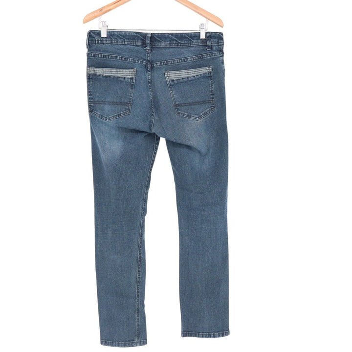 PD&C Flex Stretch Blue Wash Denim Jeans Men's 34x32 Slim Fit Casual