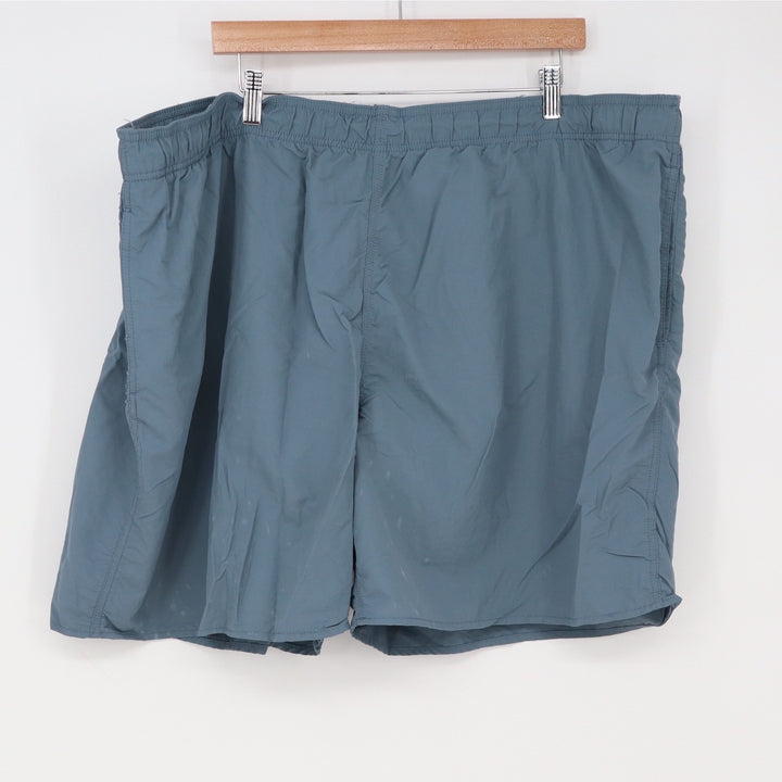 Islander Swim Trunks Mens 3X Blue Mesh Lined Back Pocket Solid Good