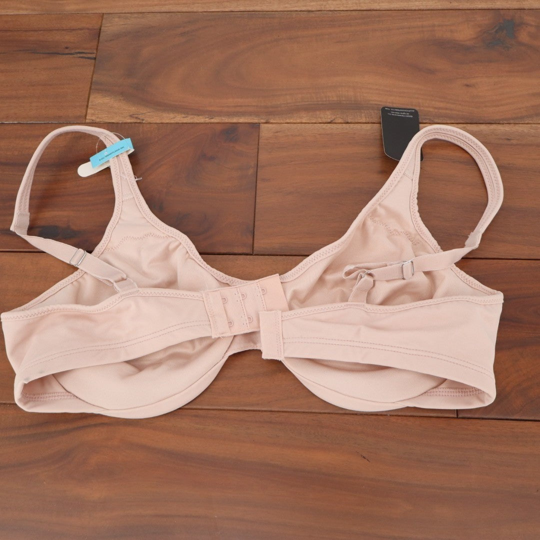 Bali Passion for Comfort Minimizer Bra Womens 36C Milk Pink Stretch Underwire