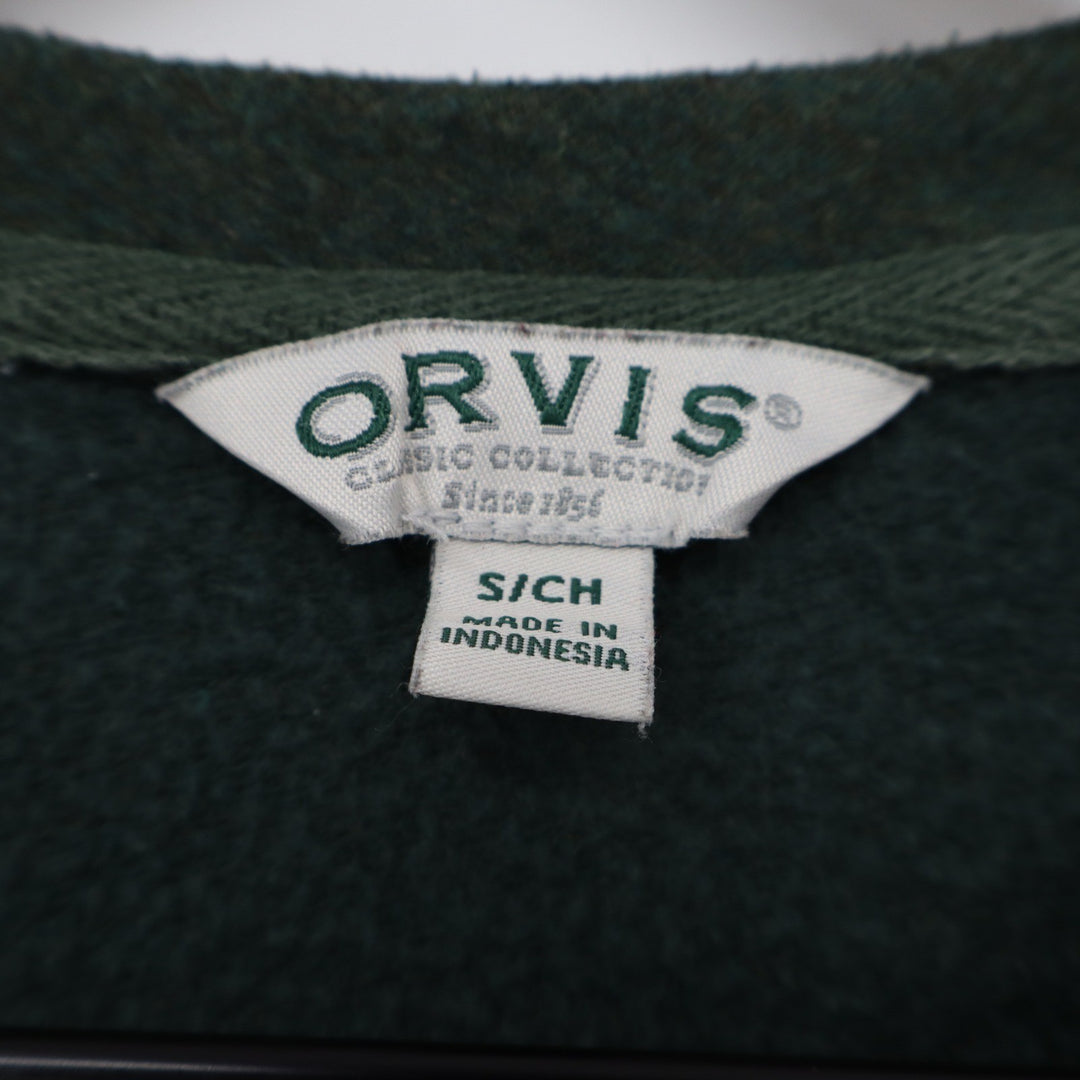 Orvis Classic Collection Hunter Green Heather Modal Blend Crewneck Sweatshirt S