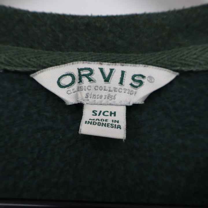 Orvis Classic Collection Hunter Green Heather Modal Blend Crewneck Sweatshirt S
