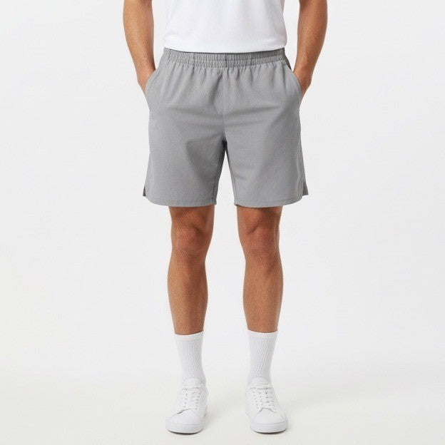 DSG Men's Athletic Shorts Gray Elastic Waist Pockets Size L