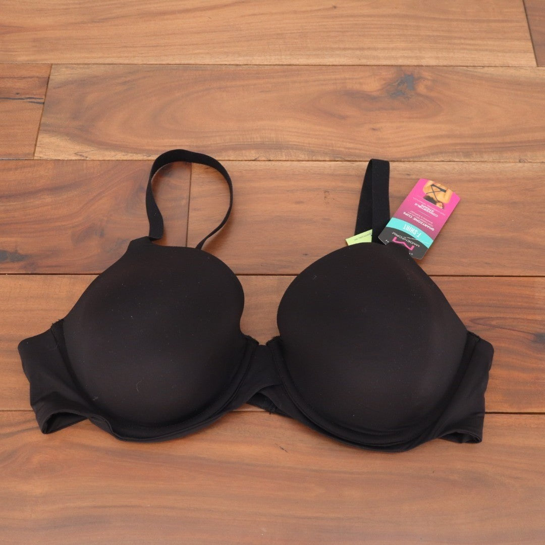Maidenform One Fab Fit Everyday Modern Demi Underwire T Shirt Bra 40B Black