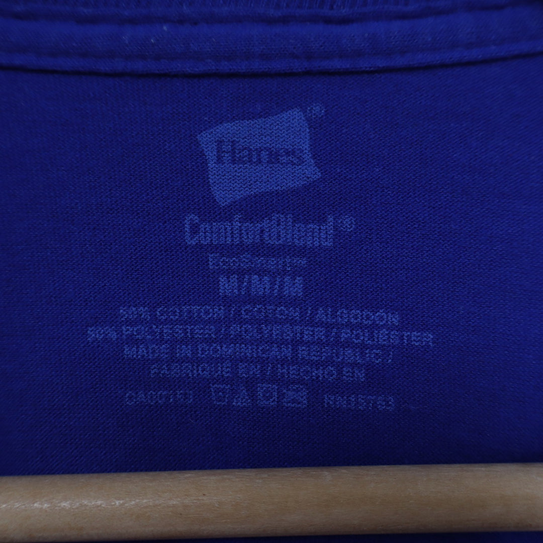 Hanes Aquafina Graphic T-Shirt Mens Medium Blue ComfortBlend EcoSmart