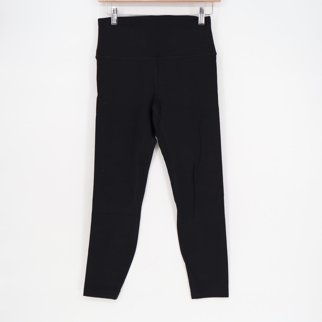 HeyNuts Leggings Women 26 Black Performance Running High Waisted Yoga Skinny Leg