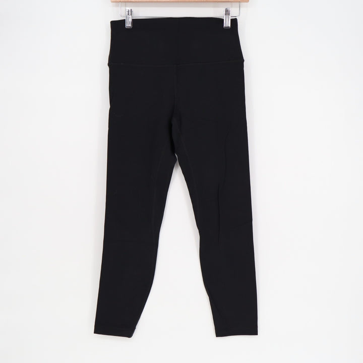 HeyNuts Leggings Women 26 Black Performance Running High Waisted Yoga Skinny Leg