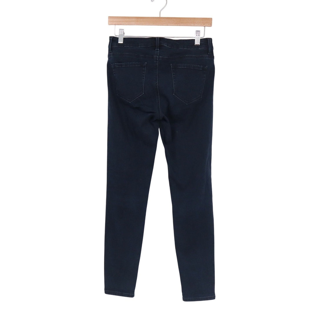 Uniqlo Ultra Stretch Skinny Fit Jeans Dark Indigo Blue Denim Womens Size 26