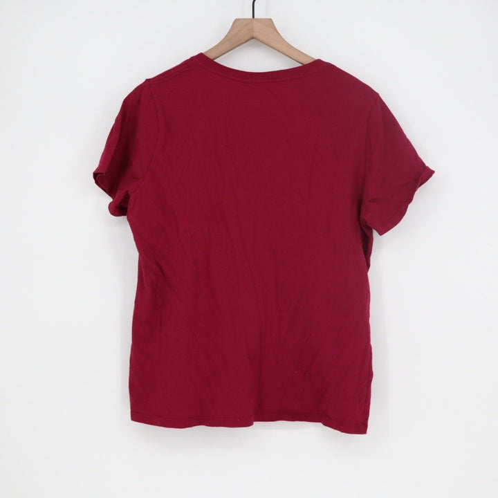 American Giant Women's Classic Cotton V-Neck Tee Size XL Made In USA