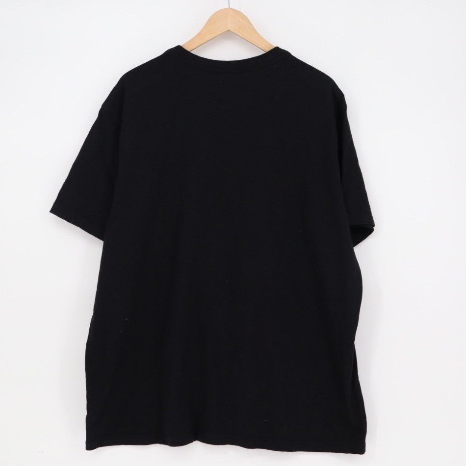 American Giant Mens Black V Neck T Shirt Size 2XL Made in USA Cotton
