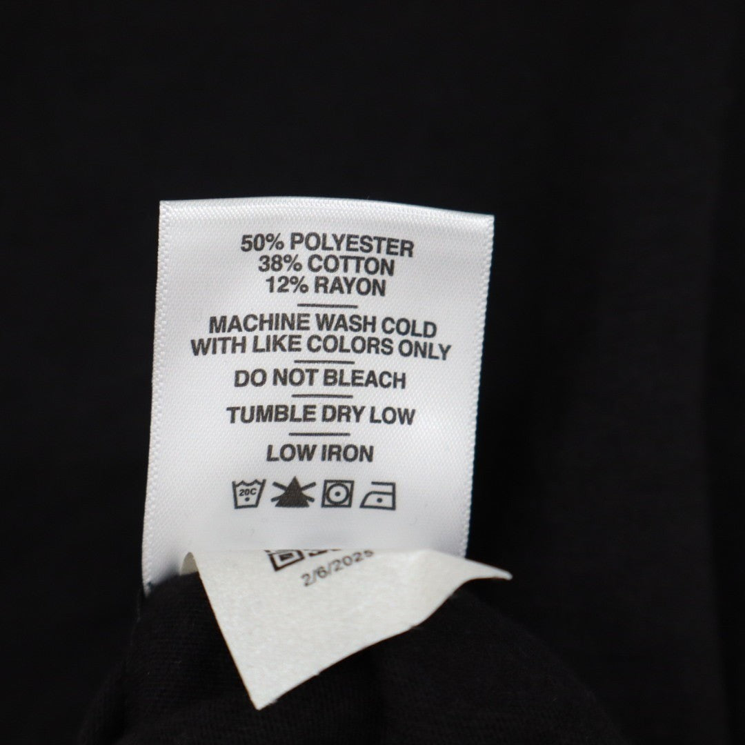 American Giant Lightweight Full Zip Hoodie Womens Medium Black Tri Blend Jersey
