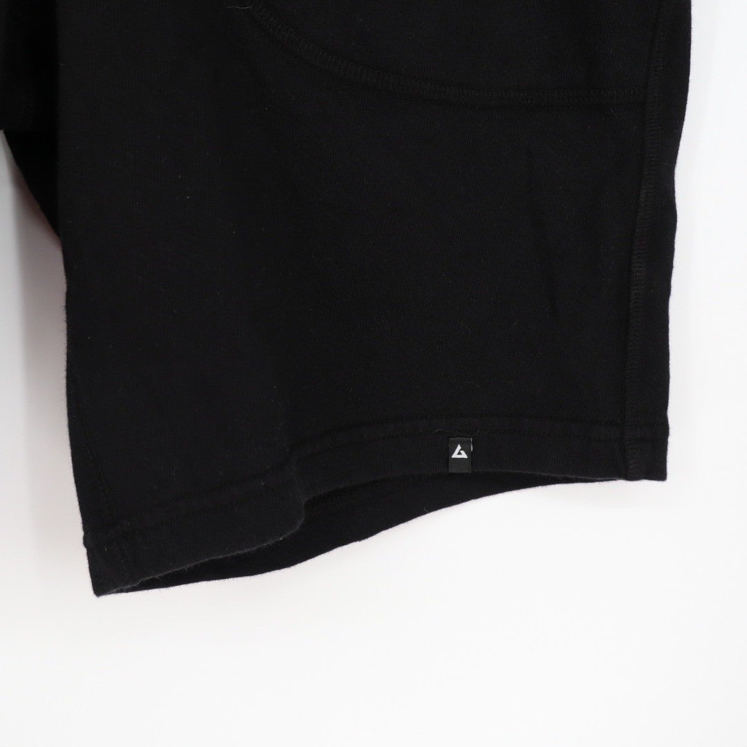 American Giant Mens Sweatshort Black Cotton Elastic Waist Drawstring Size M