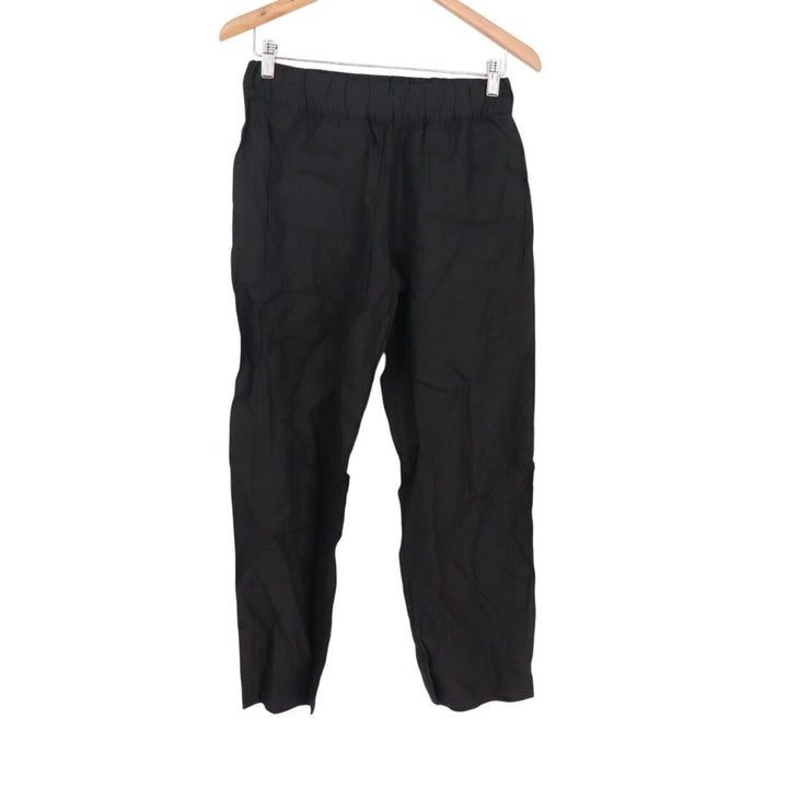 American Giant Pants Womens XS Black Linen Summer Wear Relaxed Fit Wide Leg
