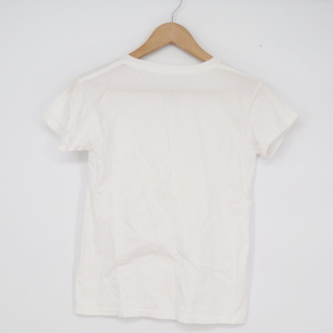 Fruit of the Loom White Cotton Crew Neck T-Shirt Boys Medium 10-12 Short Sleeve