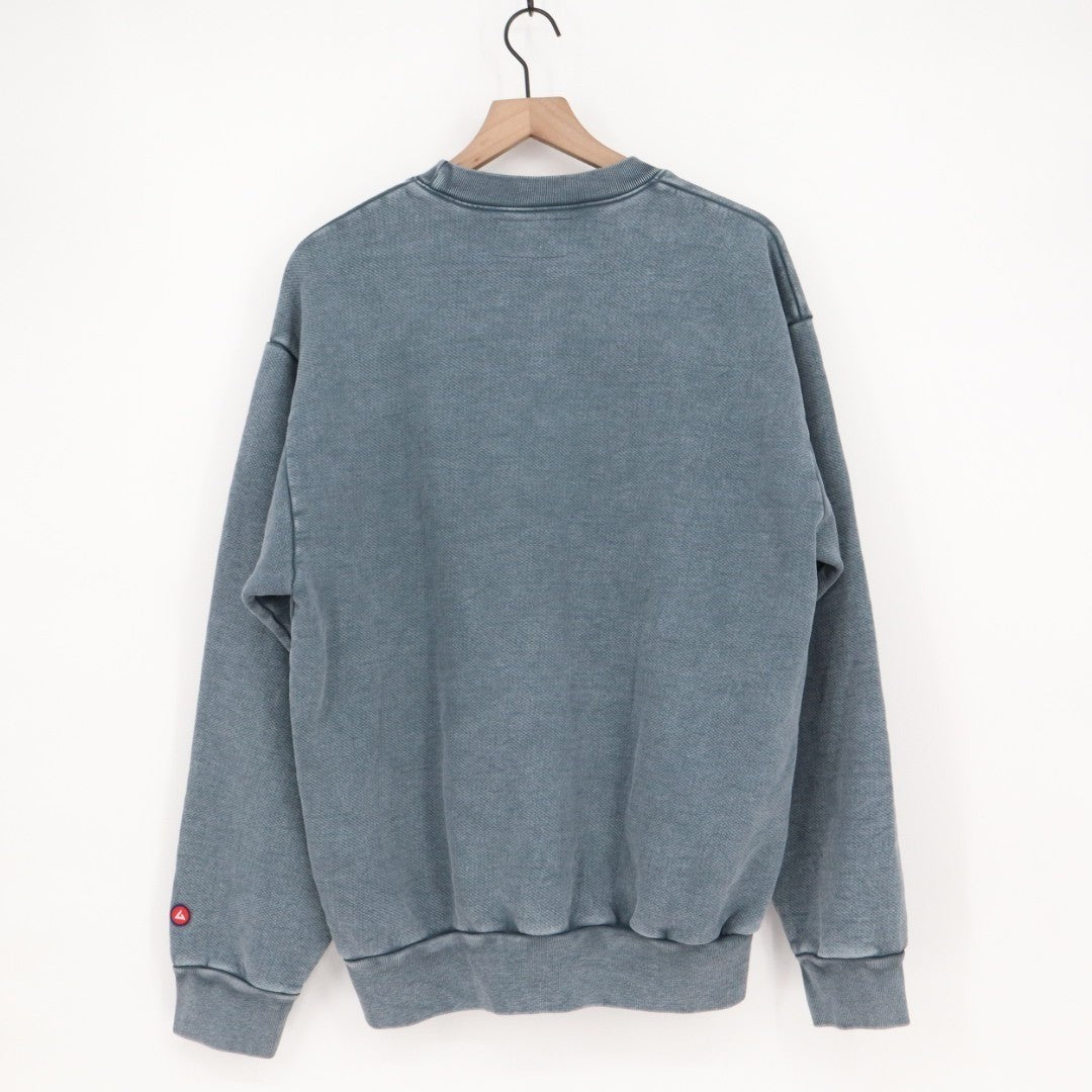 American Giant American Vintage Sweatshirt Unisex Large Blue Cotton Crew Neck