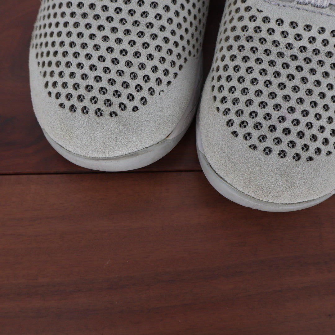 NOBULL Trainers Grey Perforated Athletic Shoes Women's Size 8.5