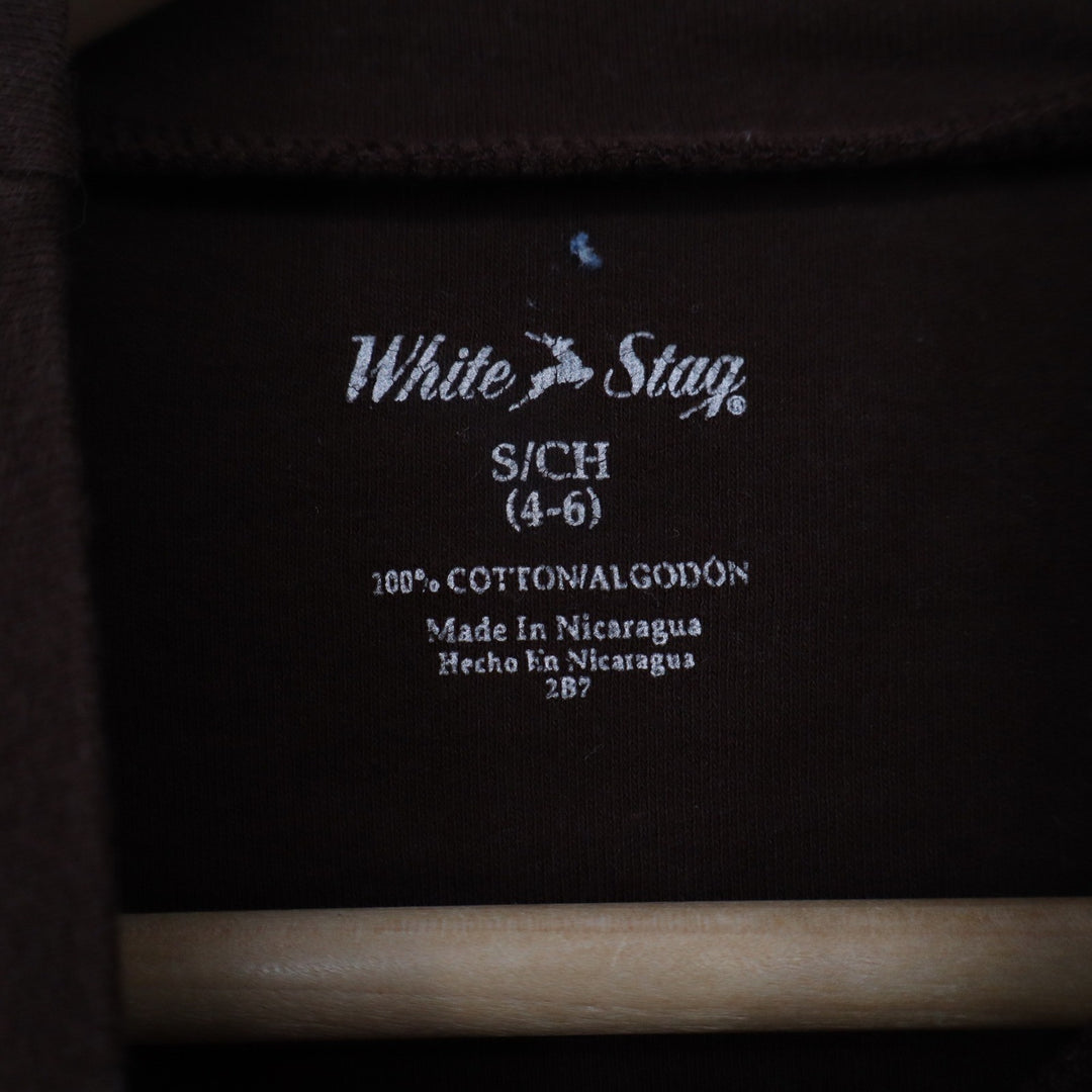 White Stag Womens Mock Neck Long Sleeve Top Warm Fudge Brown Cotton