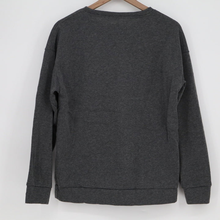 Sweatshirt Womens XL Gray Live By The Sun, Love By The Moon Graphic Crew Neck