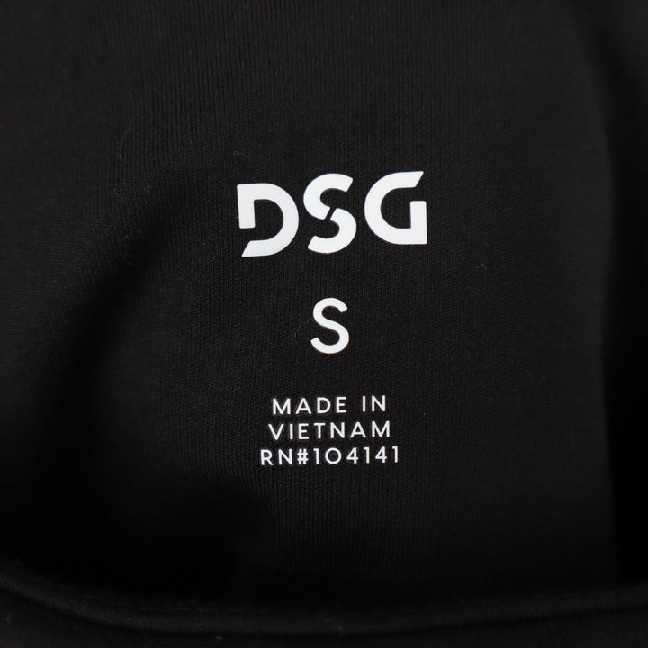 DSG Womens Momentum Capri Leggings Pure Black High Rise Crop Size S