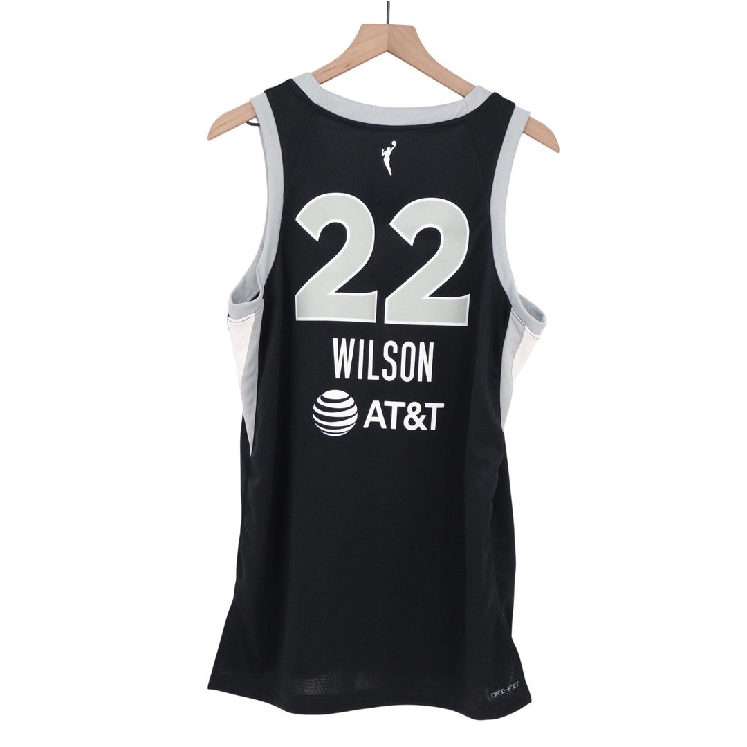 Nike Las Vegas Aces A'ja Wilson 22 Explorer Edition Jersey Black Mens M