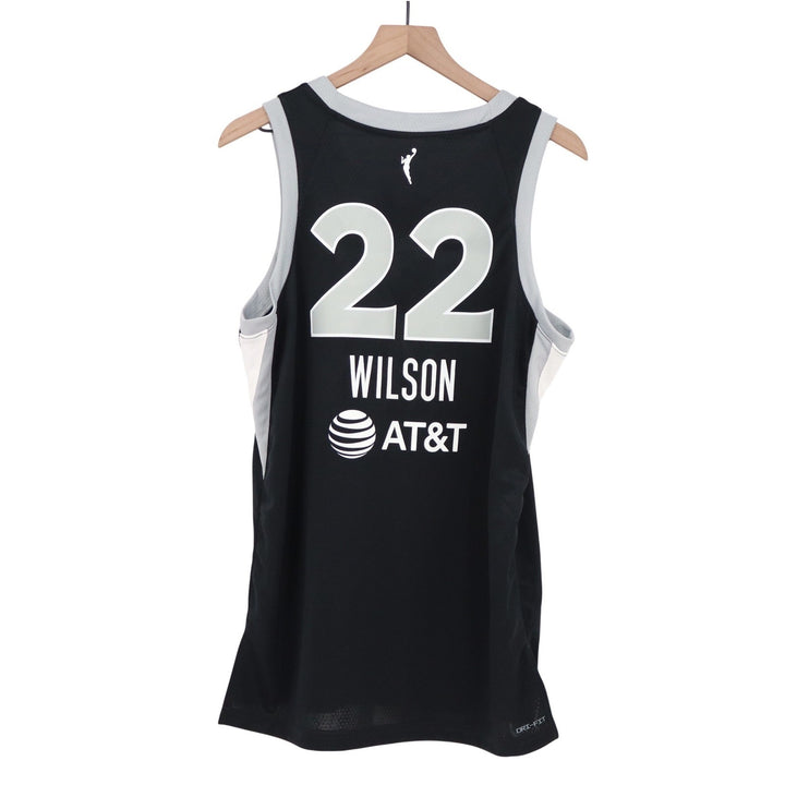 Nike Las Vegas Aces A'ja Wilson 22 Explorer Edition Jersey Black Mens M