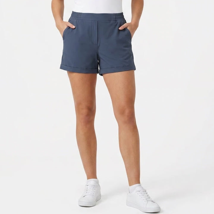 Calia Womens On the Fly Short 5" Inseam Ardosia Slate Blue XXL