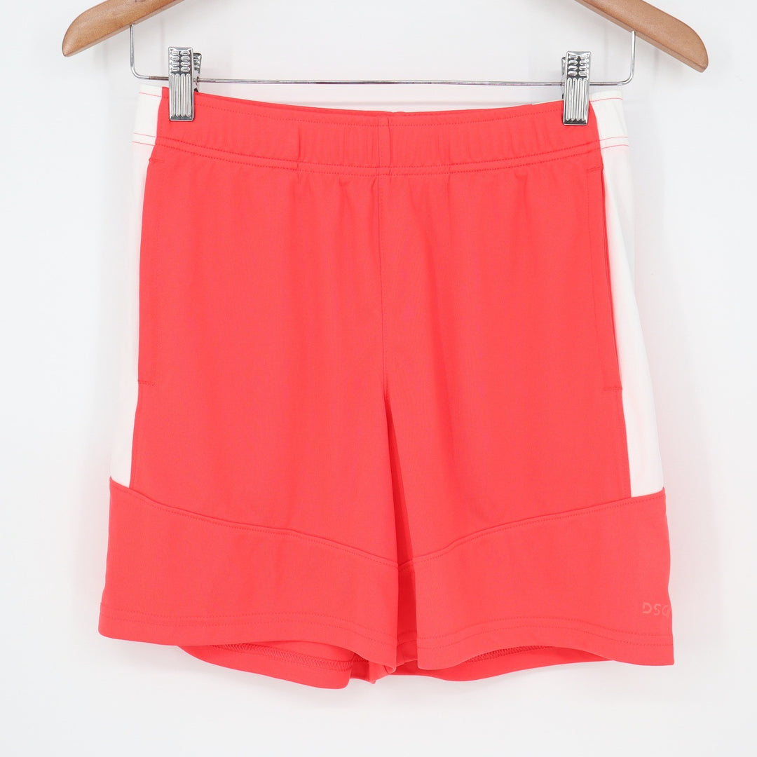 DSG Boys All Sport Short Cabana Coral White Moisture Wicking L 14-16