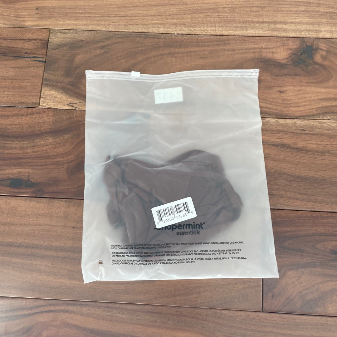Shapermint Essentials High Waisted Briefs Brown Shapewear Full Coverage S-XL