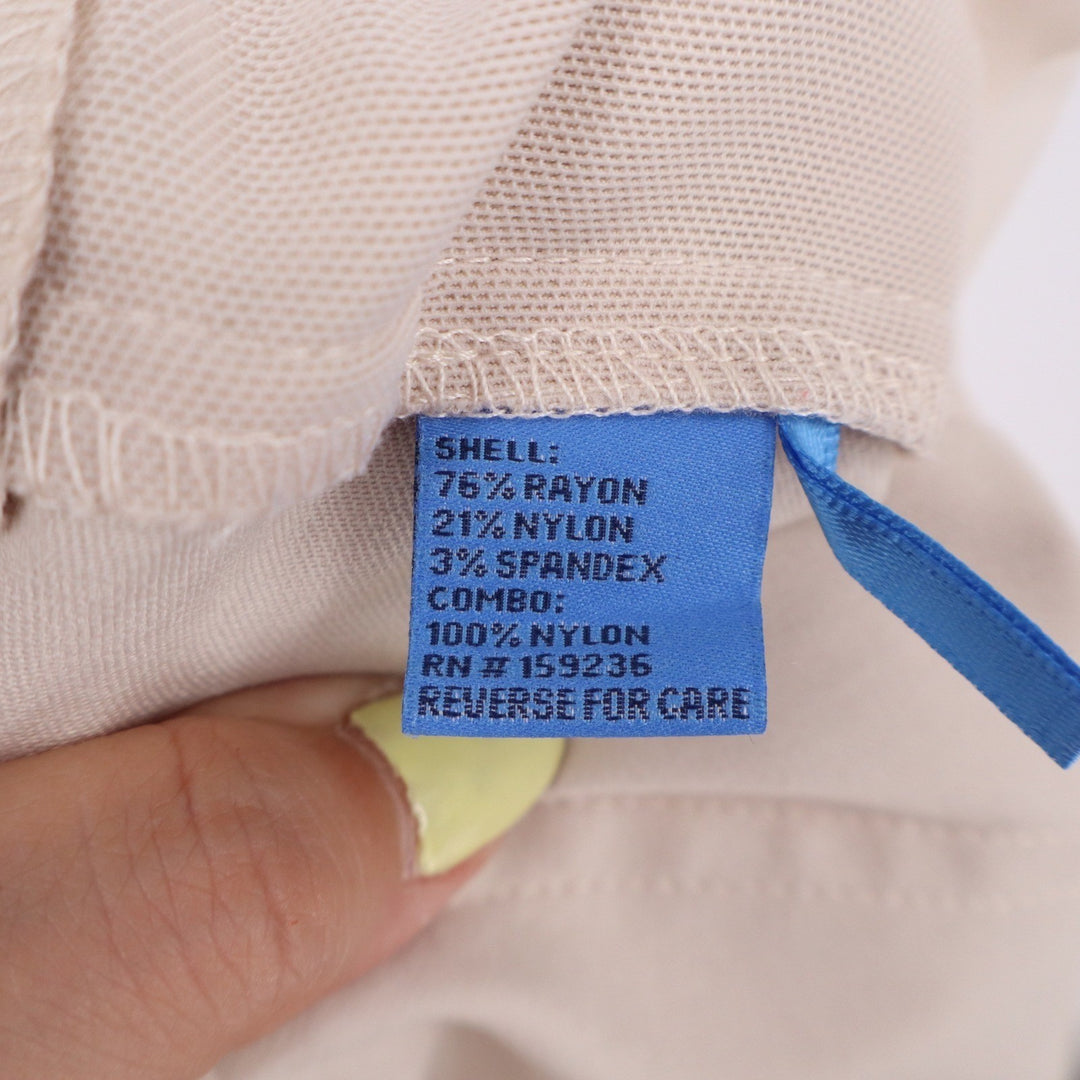 J.McLaughlin Lexi Straight Leg Pull On Pants Beige Tan Size 8 Workwear Stretch