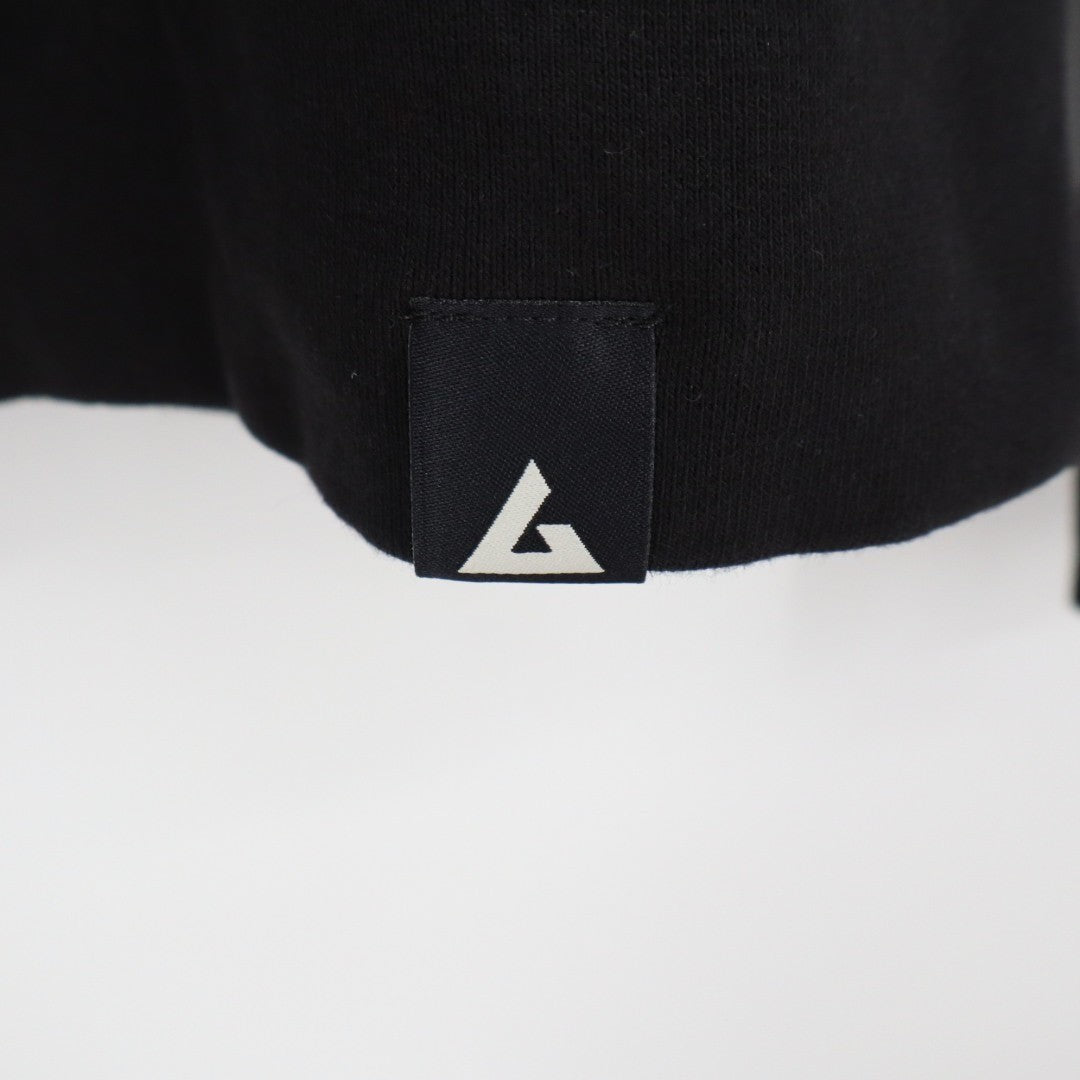 American Giant Hoodie Womens Medium Black Full Zip Cotton Sherpa Lined Outdoor